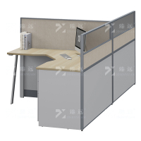 臻远 ZYGW-101职员桌办公桌屏风工作卡位 T型双人位