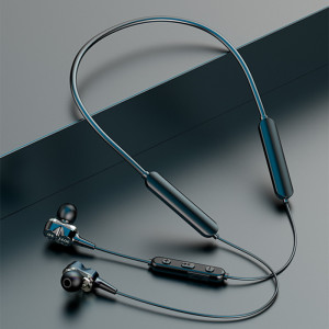 游蝶 4喇叭双动圈 无线蓝牙耳机入耳颈挂脖式耳塞运动跑步蓝牙耳机华为小米vivo/oppo通用健身运动耳机