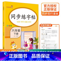 六下 语文 [正版]2024春小学生练字帖小学生一年级二三四五六年级上册下册语文同步练字帖人教版控笔训练硬笔书法每日一练