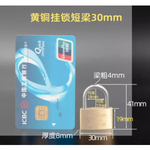 纯铜挂锁短梁 单位:把