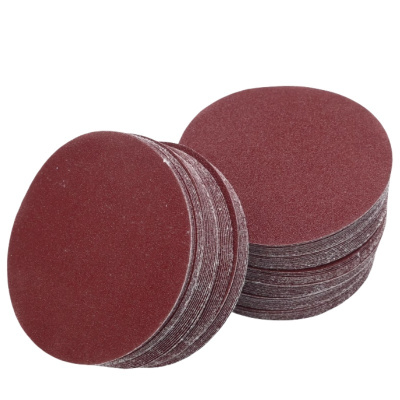 铁洋 背绒砂纸片 植绒砂纸片 4寸100mm 1000目红砂 片