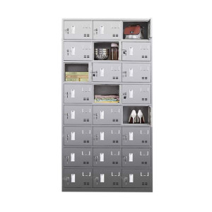 缑氏不锈钢员工储物柜文件柜存放柜子更衣柜存包柜二十四更衣柜