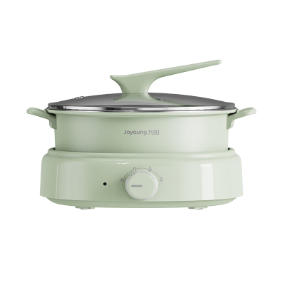 九阳(Joyoung) HG60-G665 玉簪绿 电火锅家用多功能电煮锅电热锅不沾电煮锅 6L分体电火锅