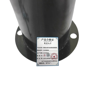 依诺九吉 钢管反光警示柱防撞柱隔离路障 50CM固定款 个