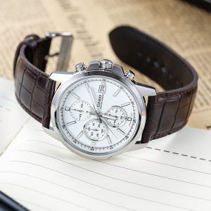 卡西欧/CASIO官方旗舰店正品手表男EDIFICE男士商务休闲简约防水电子非机械腕表石英表男 MTH-5001l