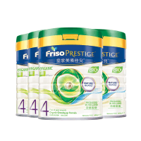 [四罐装|港版皇家有机]美素佳儿(Friso)港版皇家 有机系列 4段(3岁及以上) 800g/罐 [27年4月]