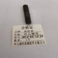 林阳林 双头螺栓 M12*55*15*25 1个