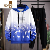 YANXU13青少年卫衣12岁男孩初高中学生14运动套装15帅气大童男装