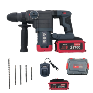 菁普华充电式锂电电锤电镐混凝土多功能锂电冲击钻电钻1套