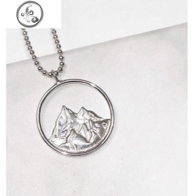 情侣项链一对山海皆可平纯银男女情侣款吊坠海誓山盟异地恋 JiMi