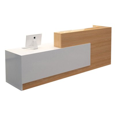 金菲罗格公司前台桌简约接待台颜色备注 2000*600*750/1000