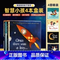 [正版]智慧小孩4册 英文原版绘本 Once there was a boy 名家Oliver Jeffers 儿童图