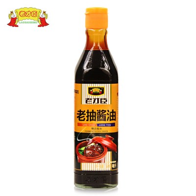 老才臣酿造酱油炒菜卤味红烧上色家用小瓶厨房老抽酱油500ml500ml