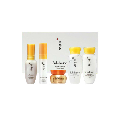 sulwhasoo雪花秀面部护肤套装礼盒中样五件套旅行套装5件套补水保湿滋润营养