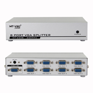 迈拓维矩MT-2508 vga分配器一分八分频器一进八出高清vga分屏器1分8