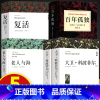 大卫+百年孤独+复活+老人与海 [正版]高一必读课外书大卫科波菲尔复活老人与海乡土中国红楼梦百年孤独高中必读名著新语文必