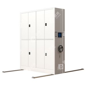 居将 智能密集架移动式档案柜钢制轨道智能密集柜 一列2组