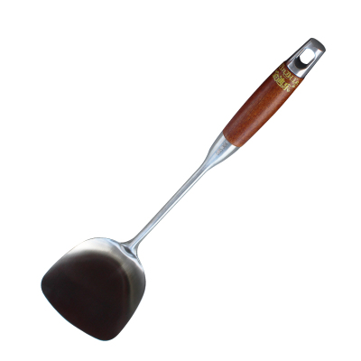金迪乐304不锈钢花梨木家用炒菜铲勺