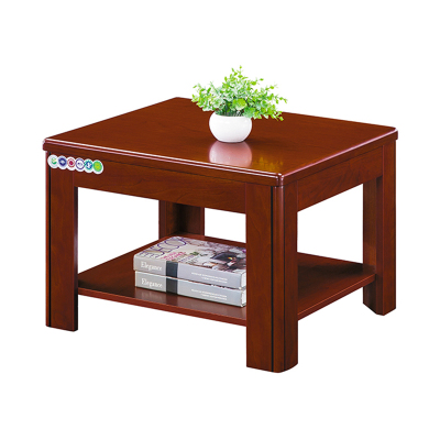 臻远 ZY051312 方茶几实木贴皮茶几 长600*宽600*高430mm 单位:1张