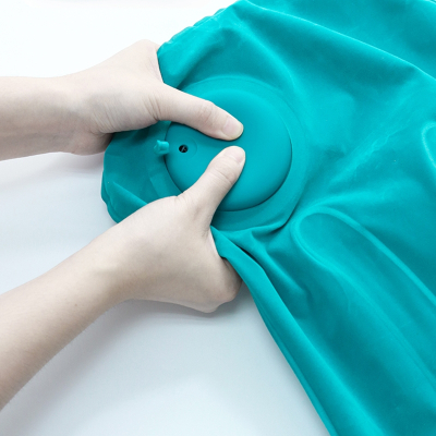  魅扣旅行枕便捷可折叠充气枕头户外睡枕飞机腰垫靠枕抱枕睡觉便携