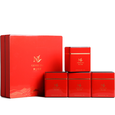 艺魁堂茶叶2021新茶特级精品黄山毛峰260礼盒装正宗安徽绿茶