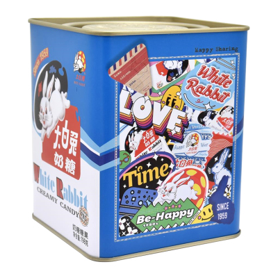大白兔奶糖铁盒198g婚庆结婚喜糖年货礼物盒装休闲零食品