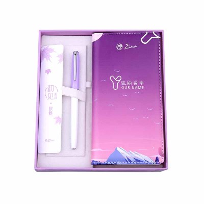 毕加索旗舰店钢笔笔记本礼盒套装0.38钢笔学生用小学生女孩女生款学生书法练字钢笔送礼定制