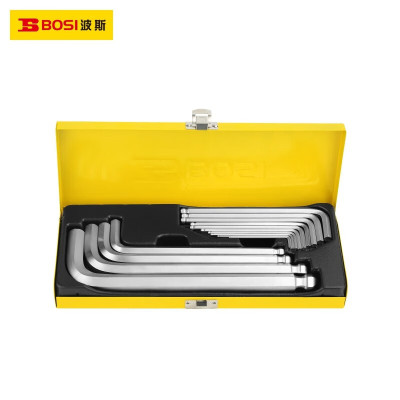 波斯 加长球头内六角扳手组套 14PC BS427014 单位:套