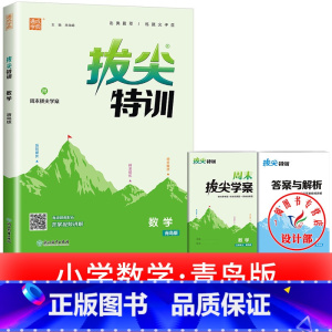 单本[青岛版(63制)]数学 五年级下 [正版]2025春拔尖特训英语外研版一年级起点英语练习册外研社小学一二三四五六年