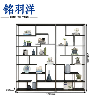 铭羽洋铁艺书架1500*250*2050mm个