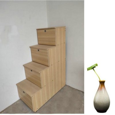 逐鹿中原梯柜踏步柜 阶梯柜子台阶柜&hm723高低床边柜边梯柜 四层