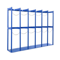 丰奋 气甁架 气瓶固定架 六瓶218*30*80cm 组