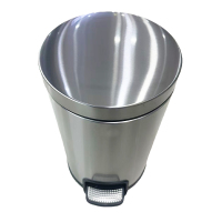 志合欣语 软卧翻盖不锈钢静音垃圾桶 5L 个