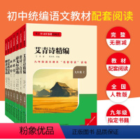 [全2册]名著导读九年级上册必读全国版水浒传+艾青诗精编 [正版]名校课堂儒林外史简爱艾青诗精编水浒传唐诗三百首聊斋志异