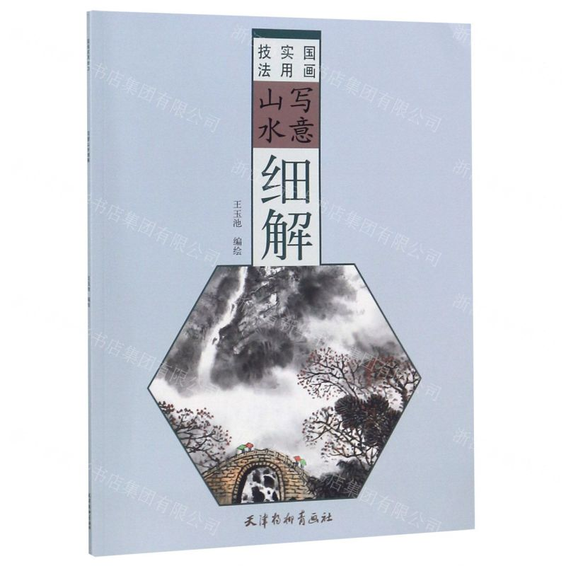 [N]写意山水细解(国画实用技法)-9787554708446