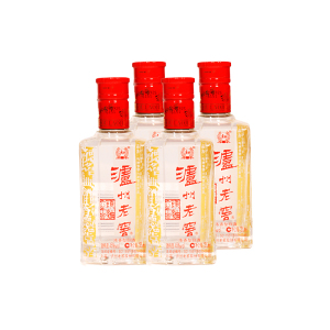 泸州老窖 六年窖头曲45度125ml*4瓶 浓香型纯粮白酒自斟自饮 2970