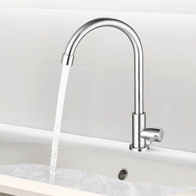 厨房不锈钢旋转洗菜盆水龙头