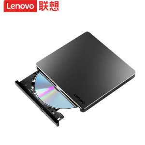 联想(Lenovo)DB85金属外置DVD刻录机8倍速 Type-C/USB双接口外置光驱 移动光驱