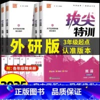 [青岛版(63制)]数学 三年级上 [正版]2025春外研版三年级起点英语练习册小学拔尖特训外研社一二三四五六年级上册下