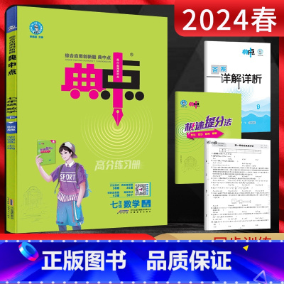 数学 北师版 七年级下 [正版]2024春 典中点七年级下册数学 北师版BS 荣德基典中点7年级数学下学期同步课时训练辅