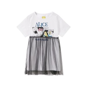 [2件2折价:44]moomoo童装女童连衣裙儿童裙子夏迪士尼针织网纱裙