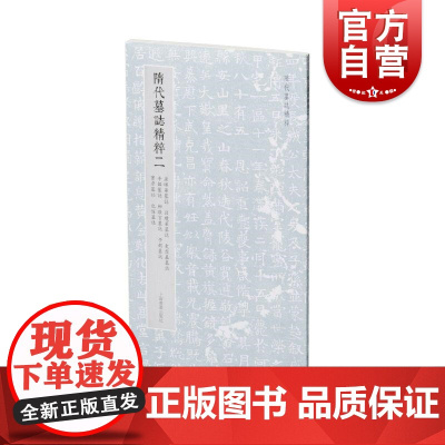 隋代墓志精粹二席晖华吕琼华史崇基辛偘柳敬言于懿窦彦包恺 本社编上海书画出版社精选书法资料鉴赏