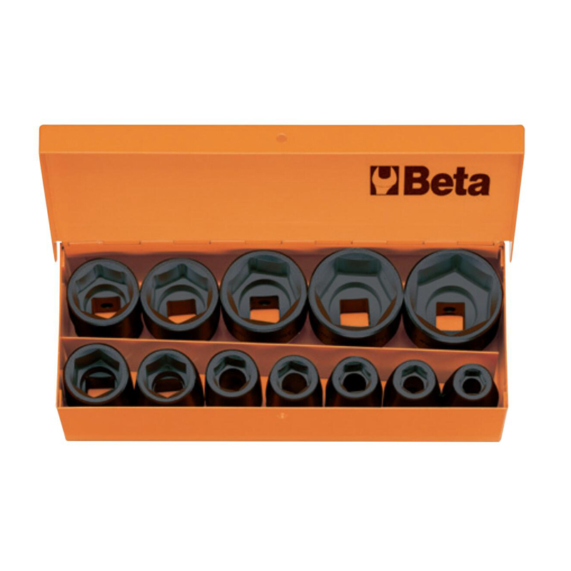 百塔 12件装,1/2''驱动六角风动套筒组套