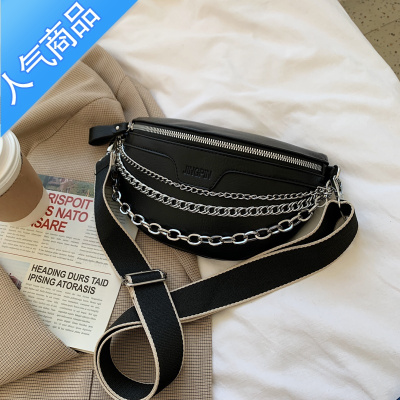 FENGHOUins超火包包女2021春夏季新款潮韩版时尚宽带斜挎包网红洋气胸包腰包男