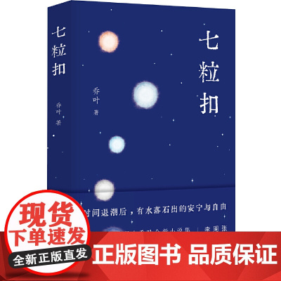 七粒扣(茅盾文学奖、鲁迅文学奖得主乔叶作品) 乔叶 译林出版社 正版书籍