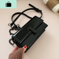 高级感小包包女2020新款时尚chic链条单肩斜挎质感漆皮锁扣小方包NEW LAKE女士单肩包