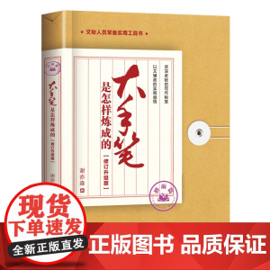 大手笔是怎样炼成的 磨砺篇:修订升级版 谢亦森 长江文艺出版社 正版书籍