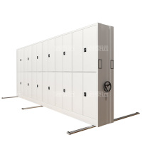 洛泰远 LTY3110808手摇密集架移动档案柜钢制轨道密集柜 一列6组5500*560*2360