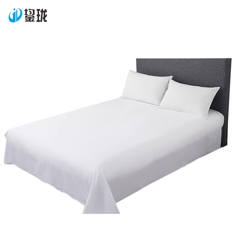 鋆珑 60支纯棉白色床单 160*220cm 条