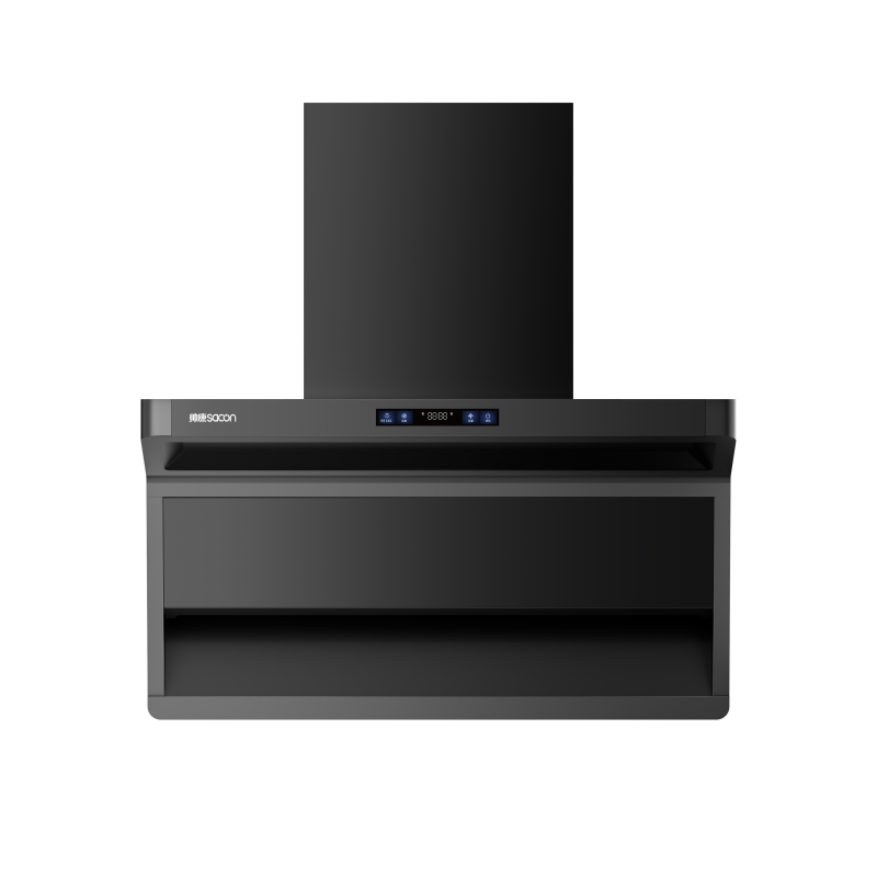 帅康(Sacon)Y856超薄顶侧双三吸抽油烟机燃气灶套装家用 26m³大吸力铜线1100pa变频吸油烟机